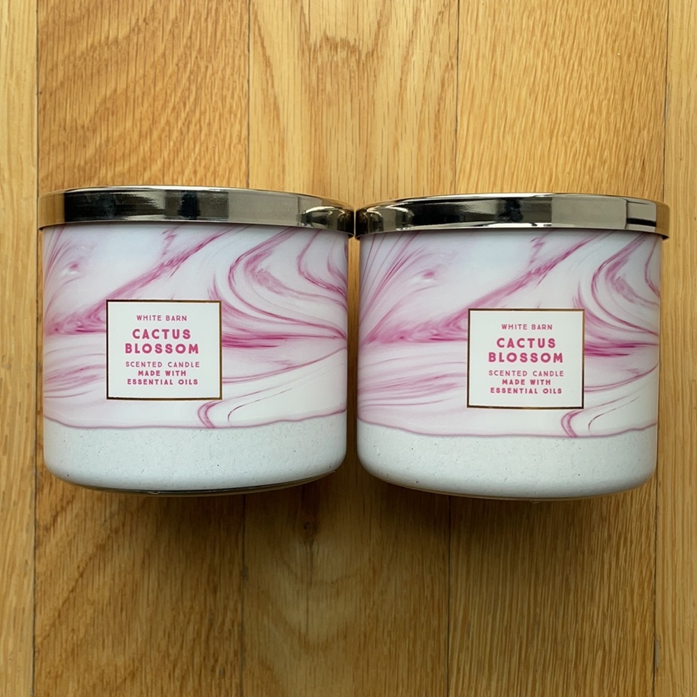 Bath & Body Works Cactus Blossom Candles (2)